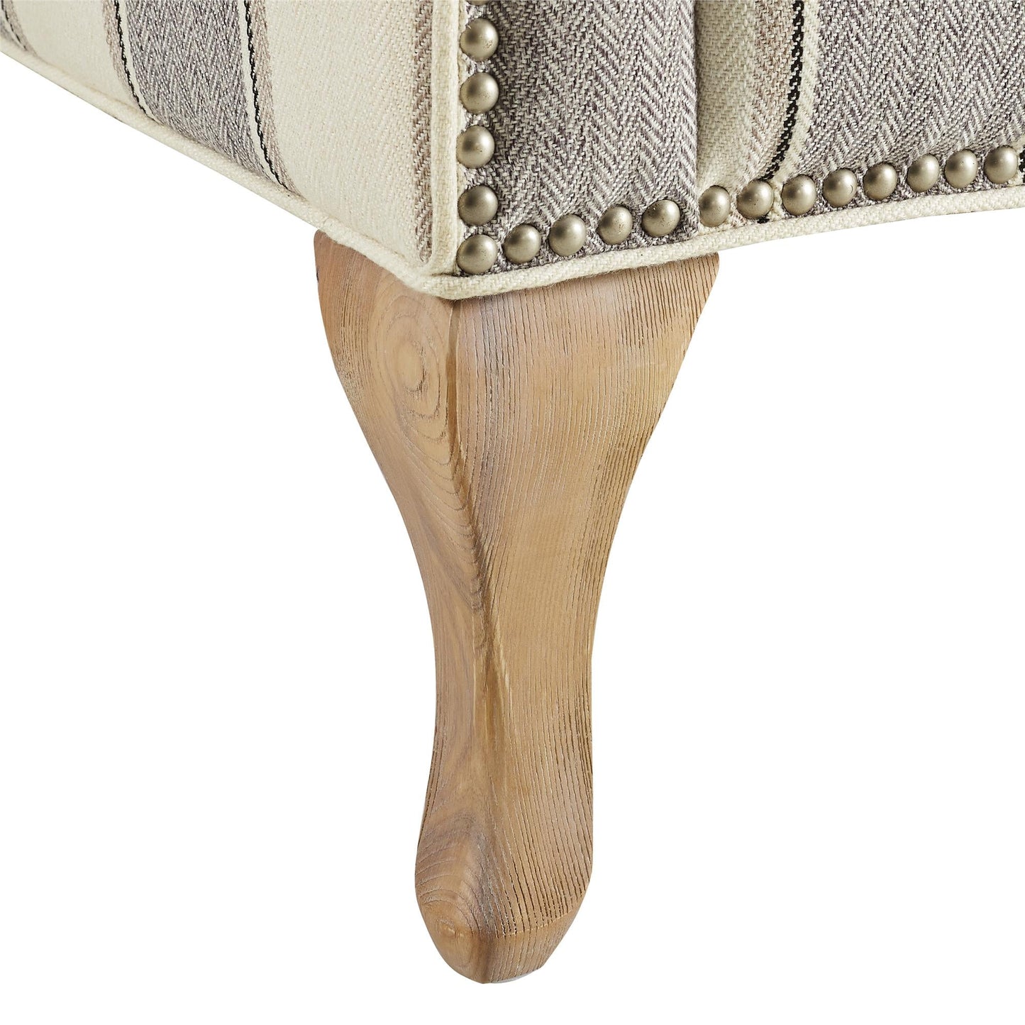 Woven Paths Accent Chair, Gray Stripe