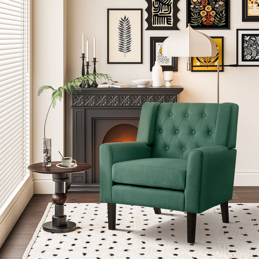 AUSTUFF Comfy Mid Century Modern Accent Chair for Bedroom, Living Room, Reading