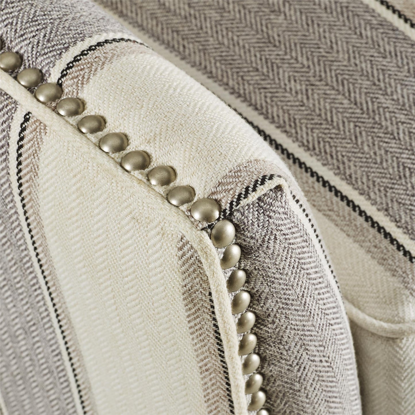 Woven Paths Accent Chair, Gray Stripe